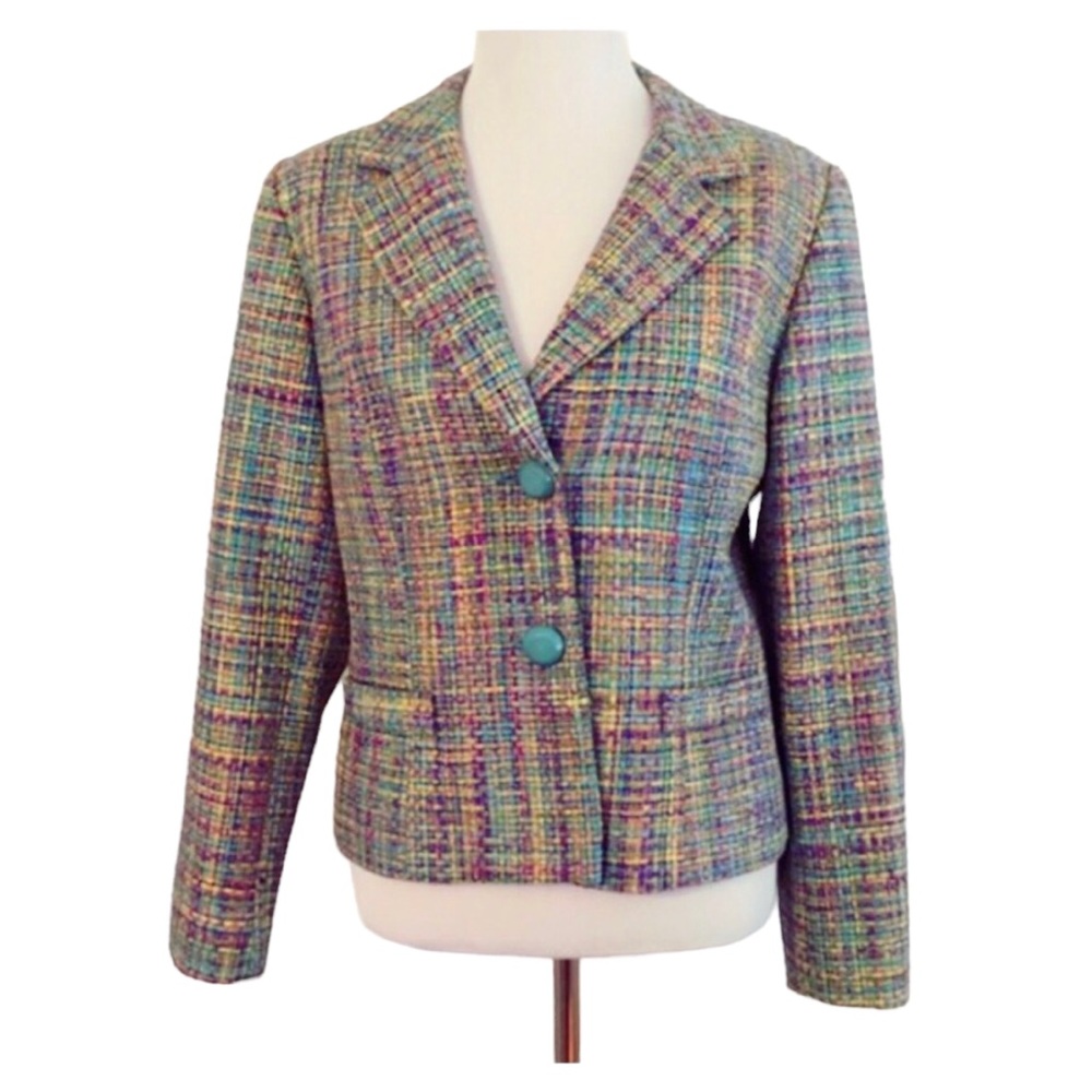 Vintage BIGIO Collection 100% Silk Blazer